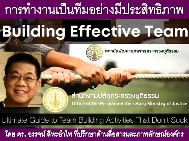 การทำงานเป็นทีมอย่างมีประสิทธิภาพ